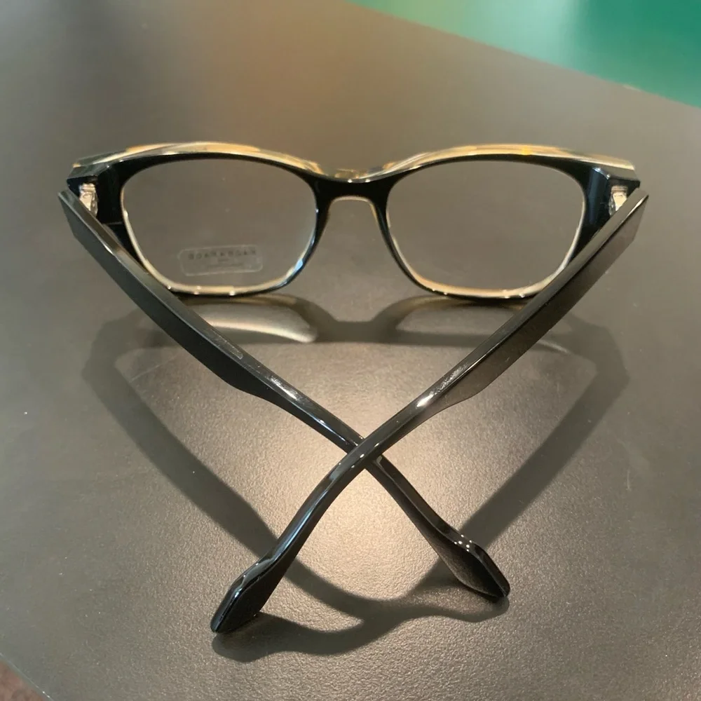 Face a Face James 1 Col. 1681 Black & Beige 53mm Womens Square Eyeglasses